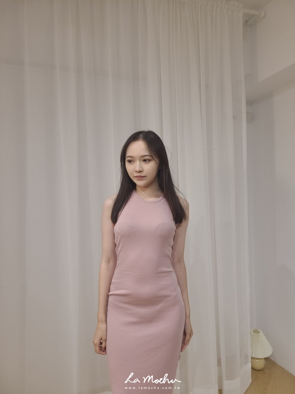 露背單挖肩連身長裙(闆娘.花花清單)